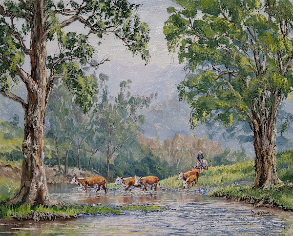 Hereford Creek by Mark Coombe