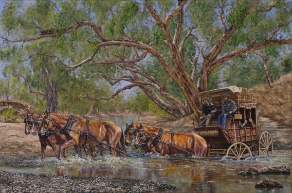 Crossing the Flinders by Mark Coombe