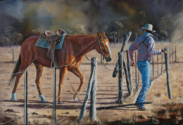 Wire Gate by Mark Coombe