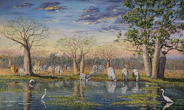 Kimberley Waterhole by Mark Coombe