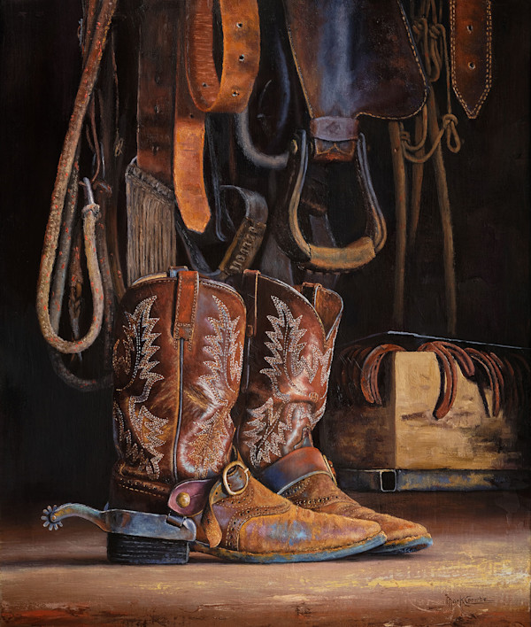 Weathered Leather by Mark Coombe