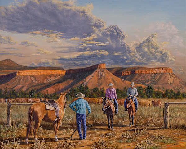 Home Paddock by Mark Coombe