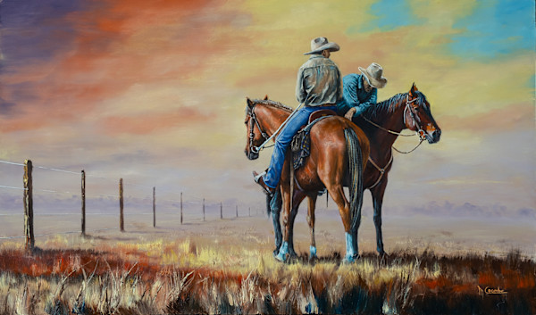 Having a Yarn by Mark Coombe