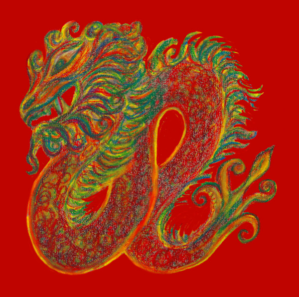 Chinese dragon by Janet Danforth