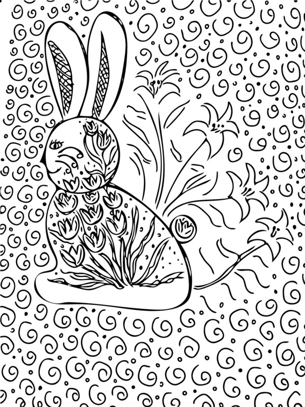 Easter bunny by Janet Danforth