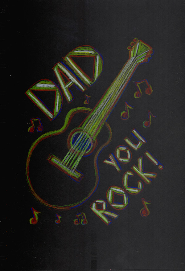Dad you rock by Janet Danforth, Image 1.
