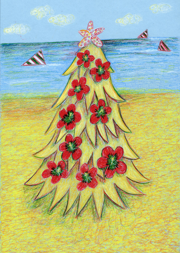 Christmas Sandcastle by Janet Danforth, Image 1.