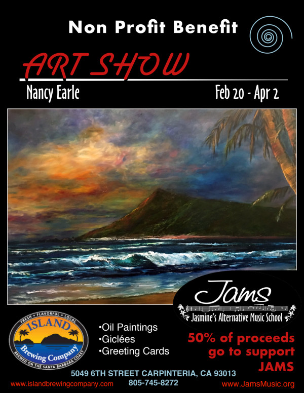 Previous art benefit for Jams Music by nancy earle