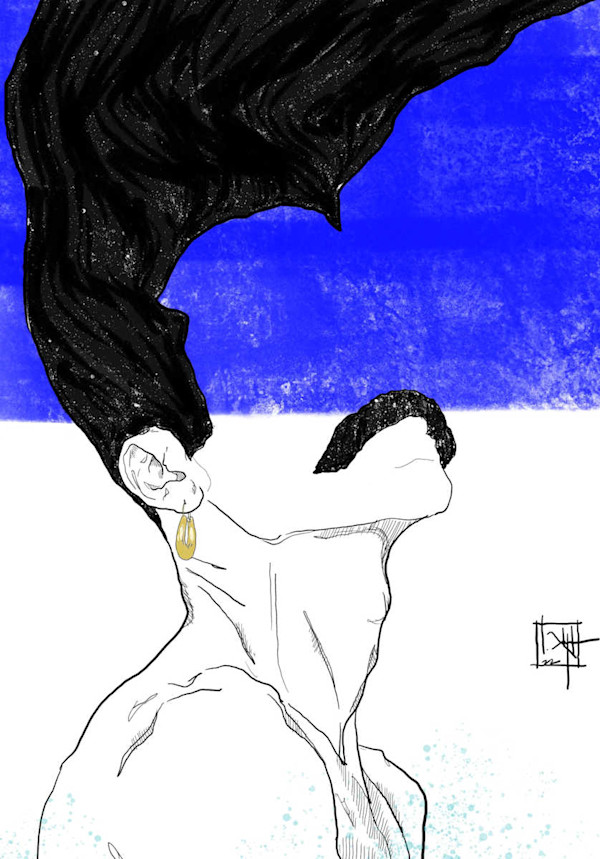 Boy with a Gold Earring by JORGE TEJEDA