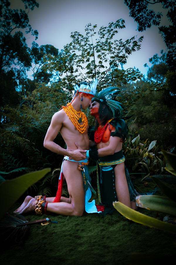 Kukul y Q'aq'awitz by CORTNEY MANSANAREZ, Image 1.