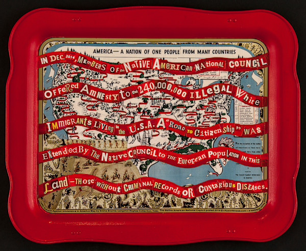 American Amnesty Tray by Deborah Faye Lawrence, Image 1.