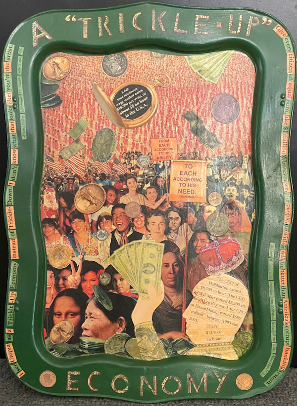 Trickle-Up Utopia Tray by Deborah Faye Lawrence, Image 2.