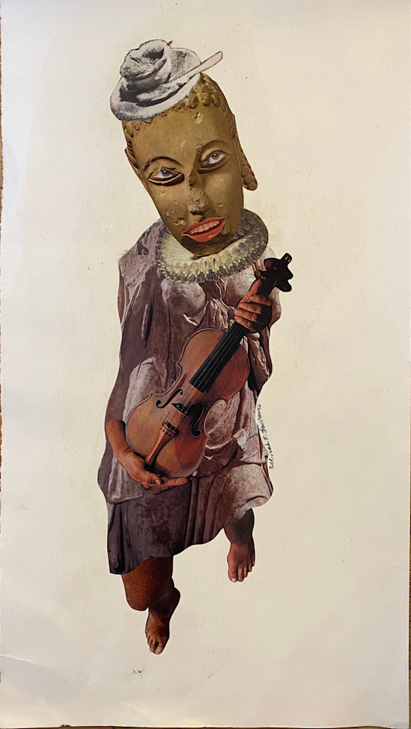 Untitled (figure with violin) by Deborah Faye Lawrence, Image 2.