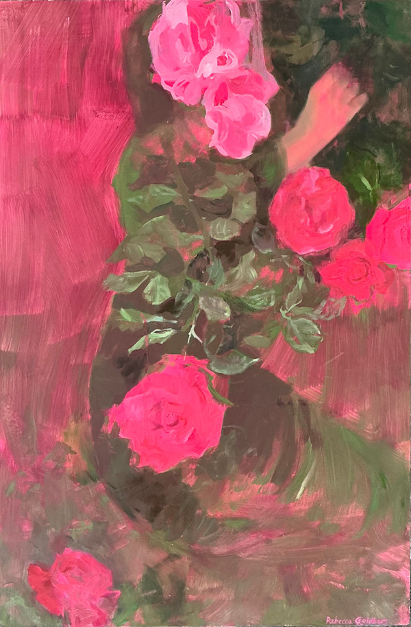 Rose ( framed in Kiaat) by Rebecca Goldberg, Image 1.