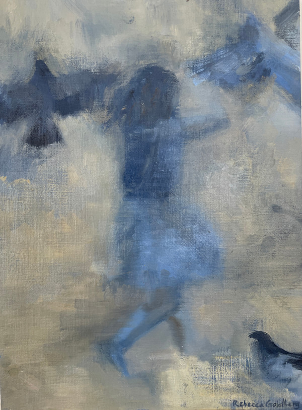 Bird Girl ( framed) by Rebecca Goldberg, Image 1.