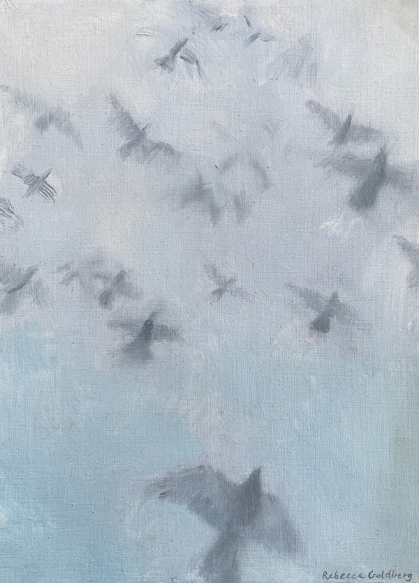 Hope is a thing with feathers (framed) by Rebecca Goldberg, Image 1.