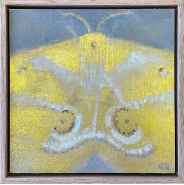 Moth  (framed in oak) by Rebecca Goldberg, Image 1.