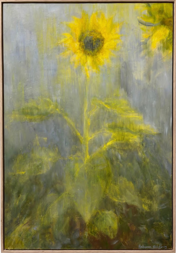 I am Sunflower  ( framed in Kiaat) by Rebecca Goldberg, Image 1.