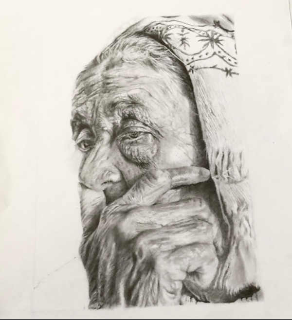 Portrait Study by Cameryn Popiel