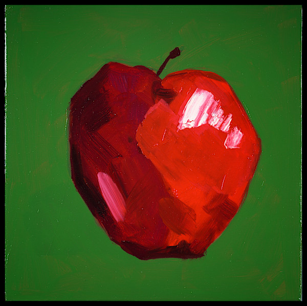 Teacher’s Pet - Floating canvas frame with hardware. by Erin Bowling