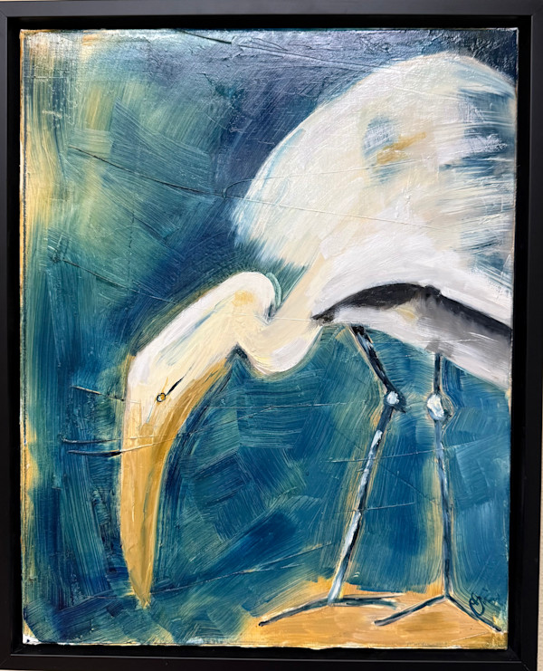 Egret Looking for Lunch #1 by Erin Bowling, Image 3.