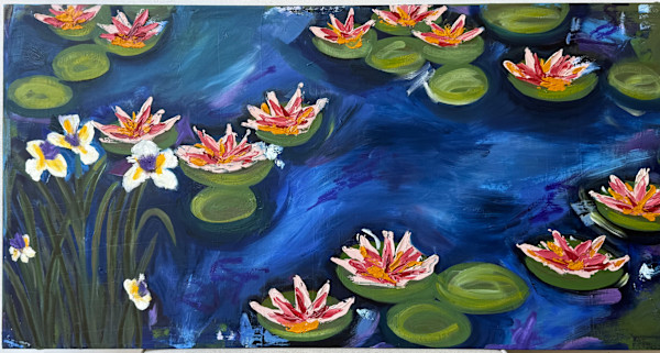 Waterlillies on the Horizontal by Erin Bowling, Image 2.