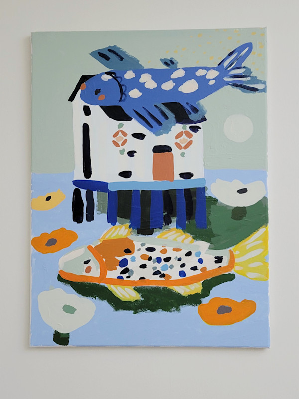 Folk House III by Liz Kelley