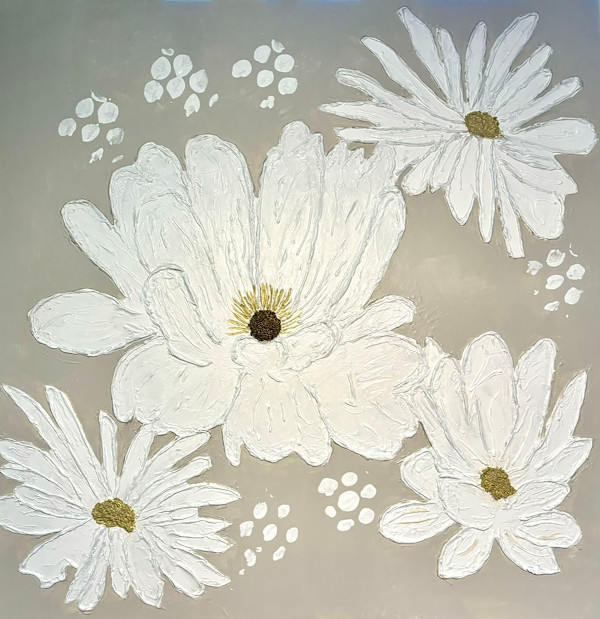 Spring White Flowers by Brenda Bell, Image 1.