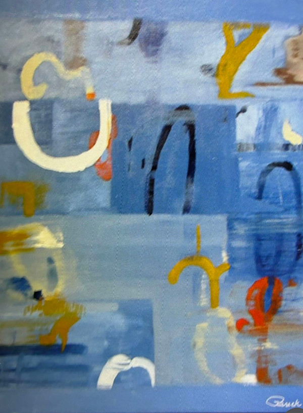 Rhapsody in Blue I by Brenda Bell, Image 2.