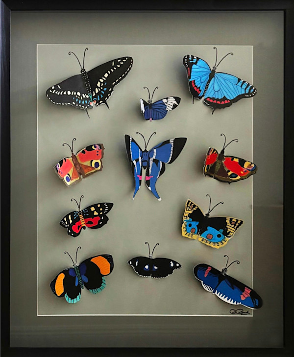 Butterflies in Flight by Brenda Bell, Image 1.