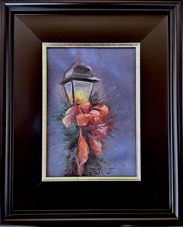 Holiday Lamp I by Julee Everett