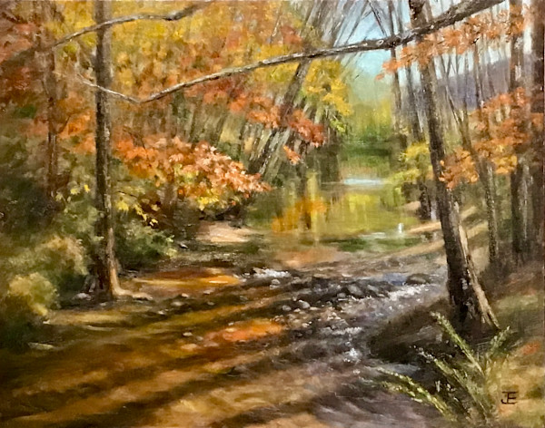 October at Tickanetley Creek by Julee Everett