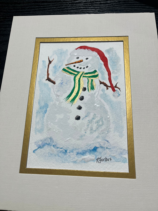 Garrett Green Scarf (original) by Richard K. Forbus, Image 1.