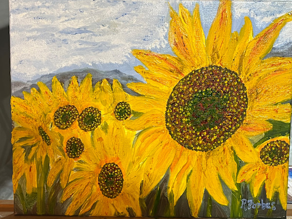 Sunflowers and Fresh Mountain Air by Richard K. Forbus, Image 1.