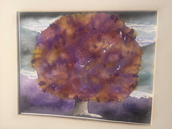 Loose Watercolor Tree #1 (original) by Richard K. Forbus, Image 1.