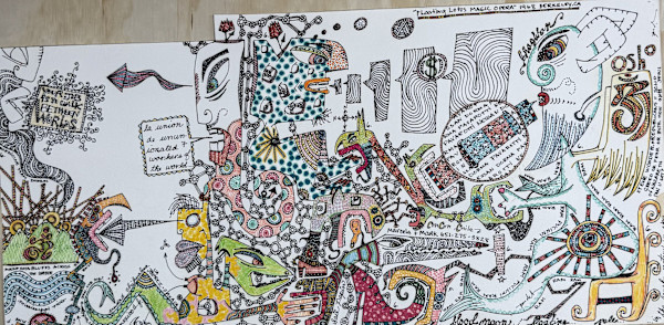 "floating lotus magic opera" by Dougie Padilla