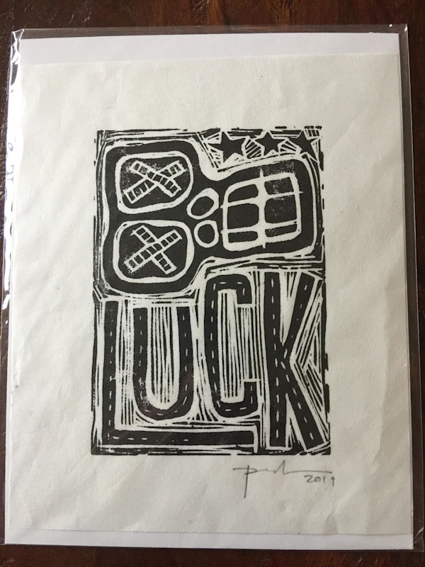 luck black by Dougie Padilla