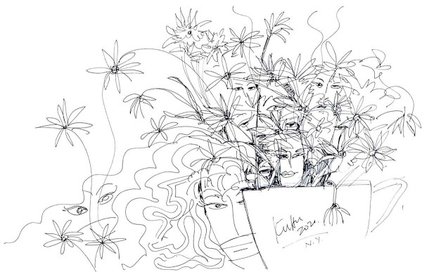 Bouquet of Faces by Kuhu, Image 2.