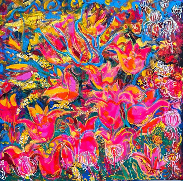 Lilies in Exuberance by Kuhu, Image 1.