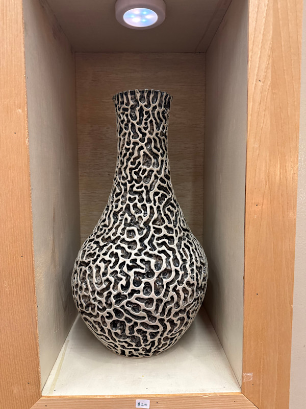 Statement Morel Mushroom Vase by Jennifer Meeker, Image 1.