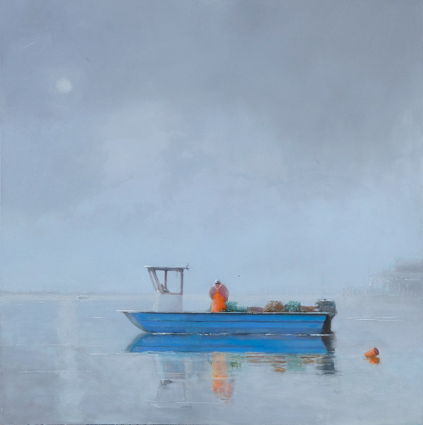 Working on Still Waters by Donna Lee Nyzio, Image 1.