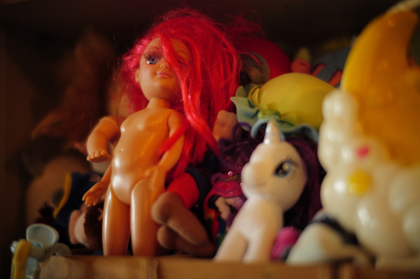 Street photography/ A naked Doll by KerenOr