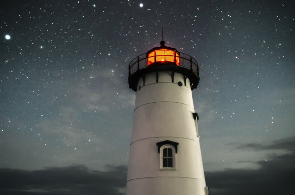 Edgartown Harbor Light 2014 by Rob Skinnon
