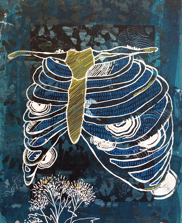 Blue Ribcage by Carol Schottenfeld