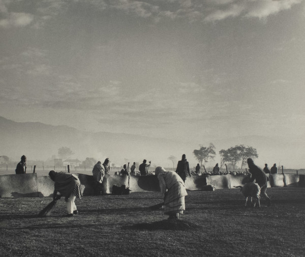 Sheep Stockade in Nepal by Edward R. Miller
