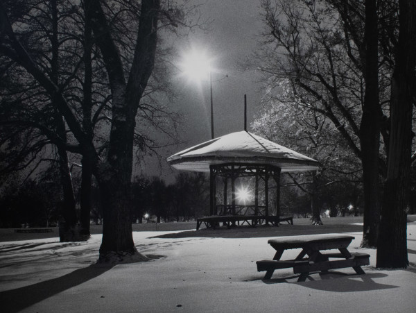 A Winter Night, Washington Park, Denver by Charles M. Major