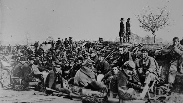 In the Trenches by Mathew Brady