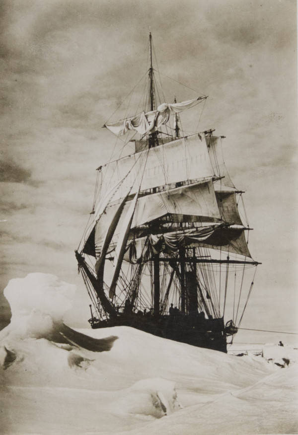 The Terra Nova Icebound by Herbert Ponting