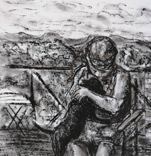 ANGIE & PUP - A QUICK STUDY by Alexander Botha, Image 1.