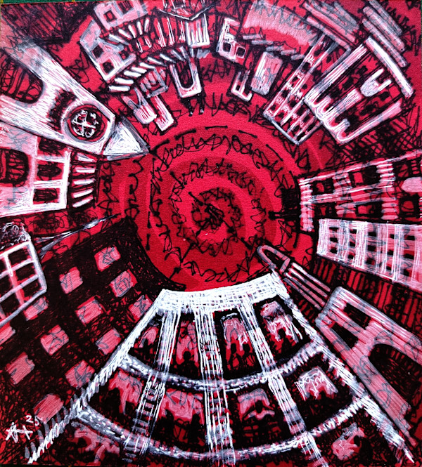 FISH EYE PERSPECTIVE (MINIATURE) by Alexander Botha, Image 1.